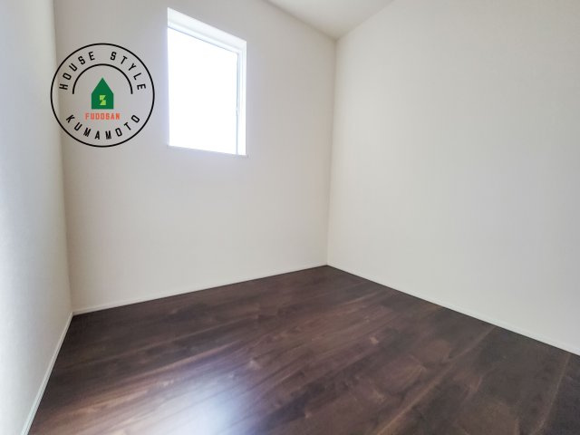 熊本市北区八景水谷3丁目第1-3棟（3号棟）の内観：施工例|将来的に、琉球畳を引きまして和室風にすることも可能です。