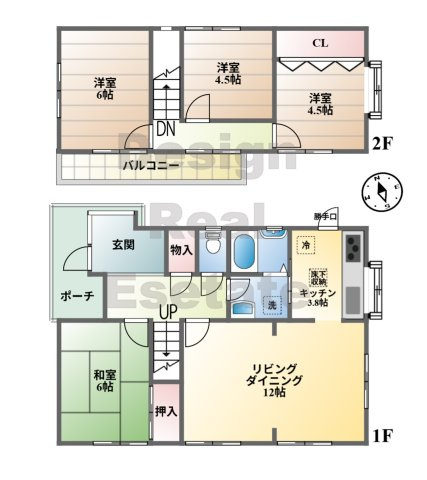 【間取り】 | 熊谷市日向　中古住宅  