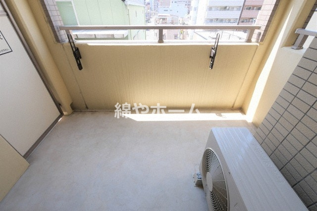 東小橋Ⅱ番館のバルコニー|広々としたバルコニーです