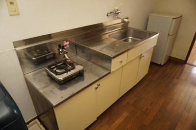 【キッチン】 | 本郷ハイツ | A107、洗濯機はありません