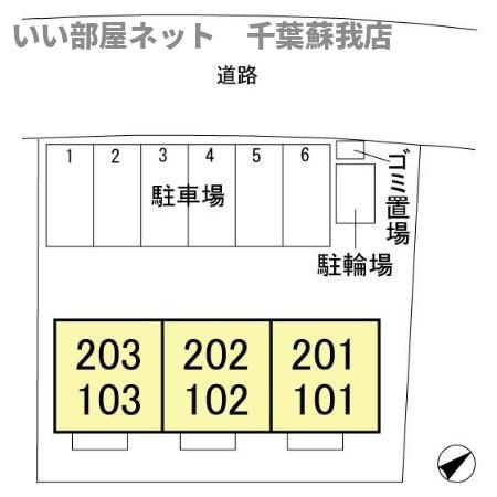 ボナールDの区画図