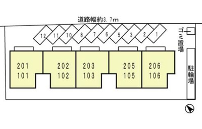 【区画図】 | セジュール寺田