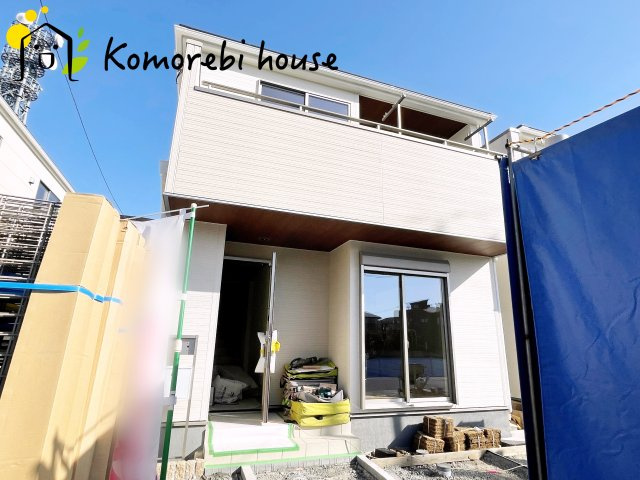 さいたま市北区吉野町　第2　新築一戸建て　リーブルガーデン　02の外観|耐久性に優れたサイディング貼りの外観。雨風に強く、汚れにくい素材で美しさが長持ちします。日々のメンテナンス負担を軽減し、家族の暮らしをしっかり守る安心の新築住宅です。