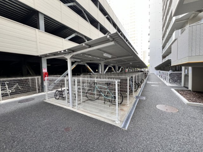 【駐輪場】 | セントプレイスグランドプレミオ | サイクルポート式
