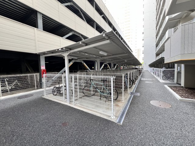 【駐輪場】 | セントプレイスグランドプレミオ | サイクルポート式
