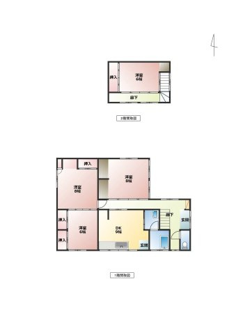 【間取り】 | 五泉泉町オーナーチェンジ戸建