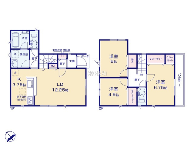 【新築分譲住宅】志木市本町第8の間取り