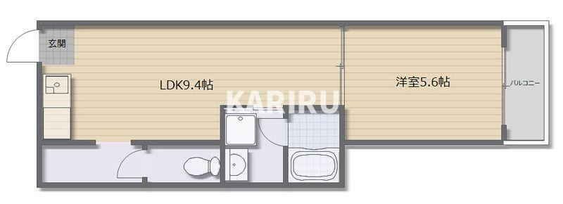 ナカジョウマンションの間取り