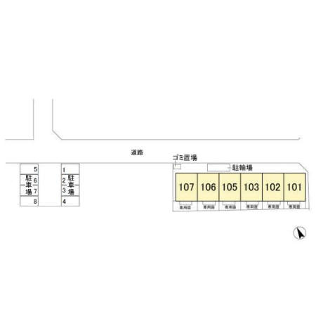 Toit Vert（トワ　ヴェール）の区画図