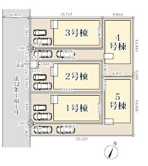さいたま市北区吉野町　第2　新築一戸建て　リーブルガーデン　05の区画図|5号棟