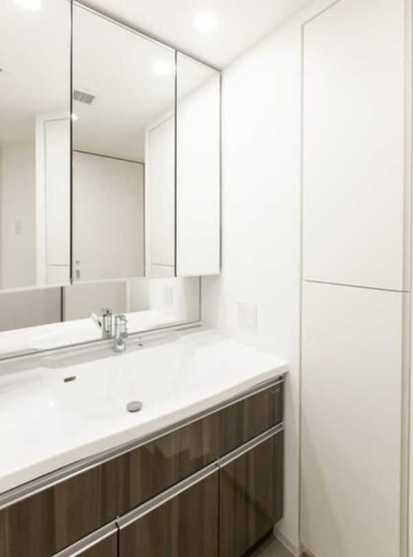 センチュリー尾山台グレイス　礼金０　ネット無料　床暖房の洗面所