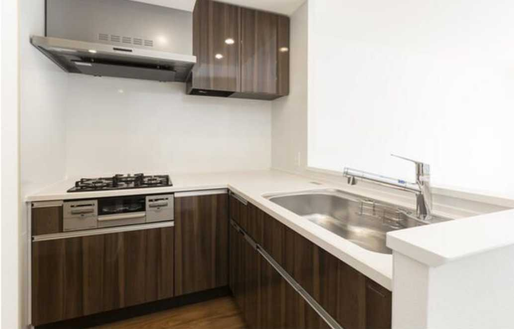 センチュリー尾山台グレイス　礼金０　ネット無料　床暖房のキッチン