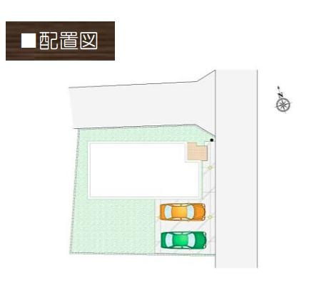 古河市松並　新築戸建の区画図