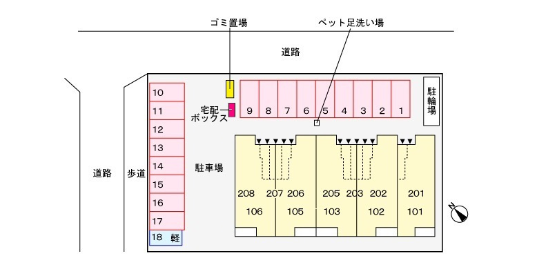 リーフの区画図