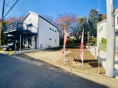 【外観】 | 湘南台駅 藤沢市亀井野／建築条件なし整形地４５坪　売地１区画-53-5- | 間口もきちんと確保された整形地！約４５坪のゆとりある敷地にもぜひご注目ください♪この条件で湘南台駅ほぼ平坦で１３分と好立地！近くには公園、駅周辺にはスーパーなども充実☆
