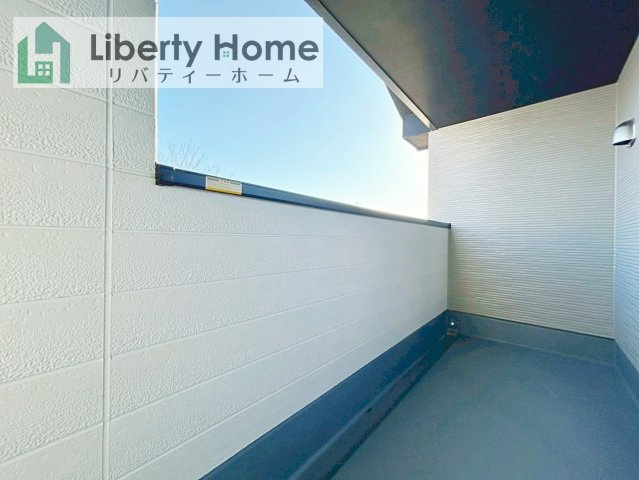 龍ケ崎市立野7期　新築戸建のバルコニー