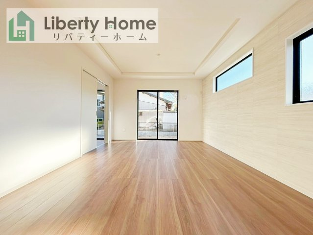 龍ケ崎市立野7期　新築戸建の居間・リビング