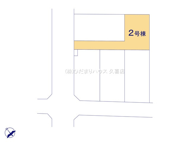 ワイウッドコート久喜市吉羽第６期　新築一戸建て　02の区画図|全5棟