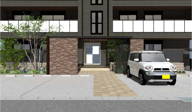 Ｌｉｃｈｔｇｌａｎｚ本郷町のエントランス|★旭化成ヘーベルメゾン★