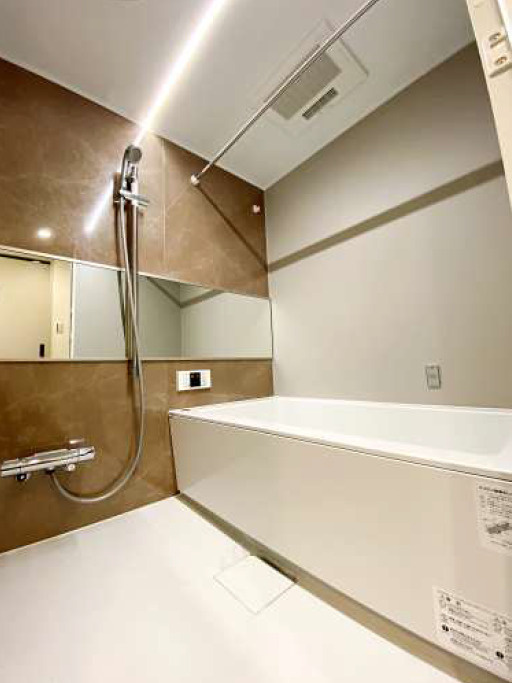 ルアンジュ本厚木の浴室|落ち着いた空間のお風呂です