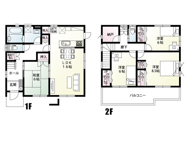 【間取り】 | 鴻巣市宮前　中古戸建