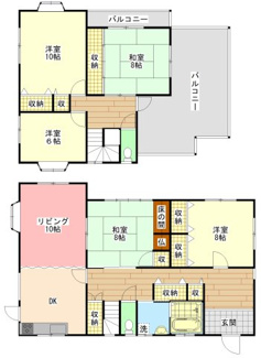 【間取り】 | 宇部市助田町 中古住宅／2階建