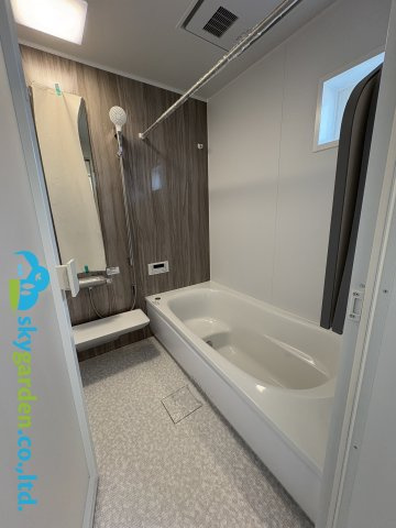 茅ヶ崎市香川5丁目　新築戸建　全11棟1号棟の浴室|落ち着いた空間のお風呂です