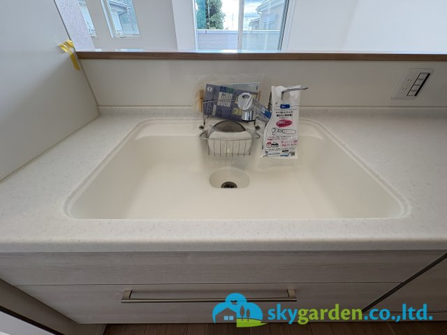 茅ヶ崎市香川5丁目　新築戸建　全11棟1号棟のキッチン|キッチンシンク