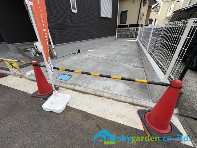 茅ヶ崎市香川5丁目　新築戸建　全11棟1号棟の駐車場|駐車場の様子