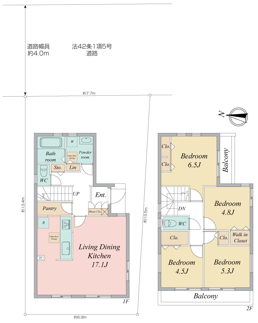 ～　駐車場２台　武３丁目の新築戸建｜VerGarden武３丁目　限　定　１　棟｜の画像
