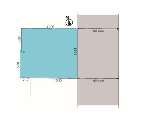 中央区谷町　新築戸建用土地