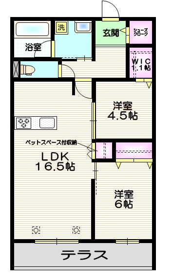 （仮称）さいたま市緑区中尾メゾンの間取り