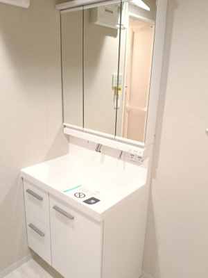 【独立洗面台】 | ロイヤルプラザ三ツ沢 | 独立洗面化粧台が付いています