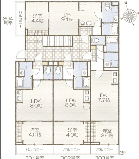 【間取り】 | Grandir（グランディール）