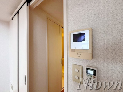 【セキュリティ】 | villa志賀本通(ヴィラシガホンドオリ) | モニター付きインターホンです