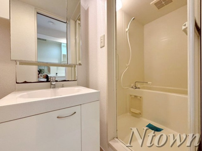 【洗面所】 | villa志賀本通(ヴィラシガホンドオリ) | 広い洗面スペース