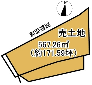 【土地図】 | 大津市際川4丁目15　売土地