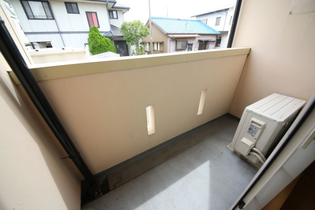 赤城館のバルコニー