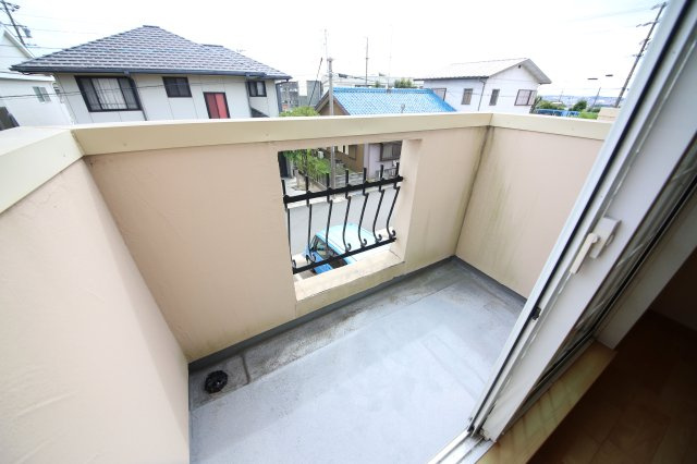 赤城館のバルコニー