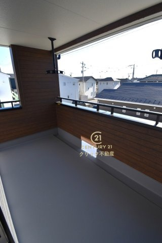 リーブルガーデン  水戸見川　12期　1のバルコニー|２階ホールから出られるバルコニーです。ちょっと気分転換に外の景色を眺めて深呼吸もいいですね。