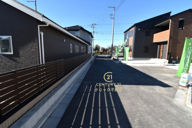 リーブルガーデン  水戸見川　12期　1の前面道路含む現地写真|内覧、気になる他の物件と合わせての現地ご案内も可能です。HPから、またお電話でも、お気軽にお問い合わせください。