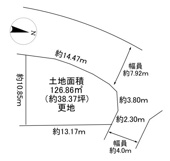 川西市松が丘町　建築条件無土地の画像