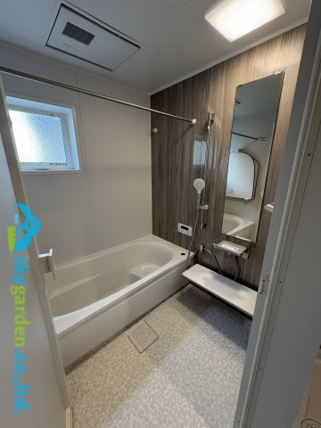 茅ヶ崎市香川5丁目　新築戸建　全11棟2号棟の浴室|きれいなお風呂です