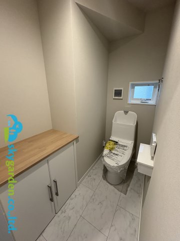 茅ヶ崎市香川5丁目　新築戸建　全11棟2号棟のトイレ|トイレもきれいです