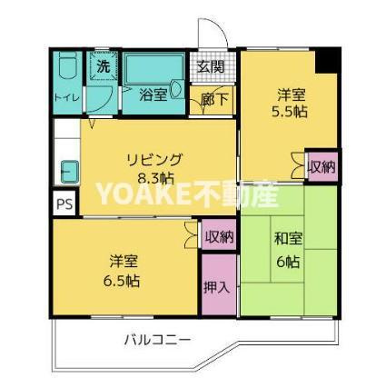 ピアチェーヴォレの間取り