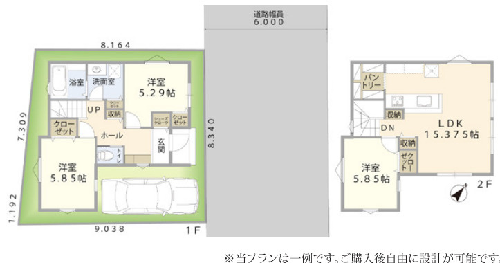 豊島区東池袋2丁目　建築条件無し売地の参考プラン|参考プランご相談ください♪

ご内見希望・資料請求などお気軽にお問い合わせ下さい！
03-5990-5201