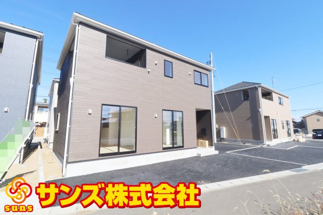 郡山市大槻町字三角田　　　５号棟　　　大槻小学校、大槻中学区の外観|南側前面道路