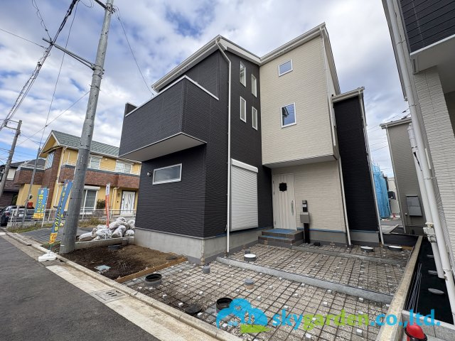 茅ヶ崎市香川5丁目　新築戸建　全11棟3号棟の外観|外観もきれいです