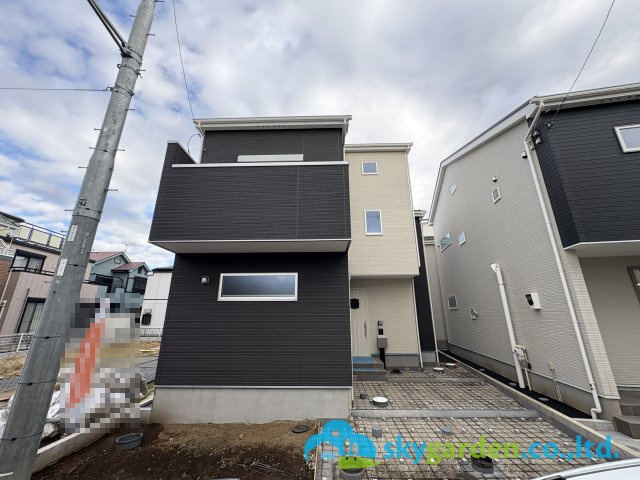 茅ヶ崎市香川5丁目　新築戸建　全11棟3号棟の外観|外観もきれいです