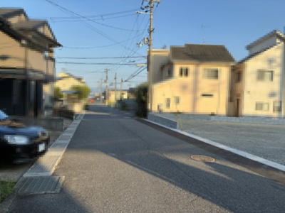【前面道路含む現地写真】 | 大津市下阪本1丁目4　売土地 | 2025年08月　撮影